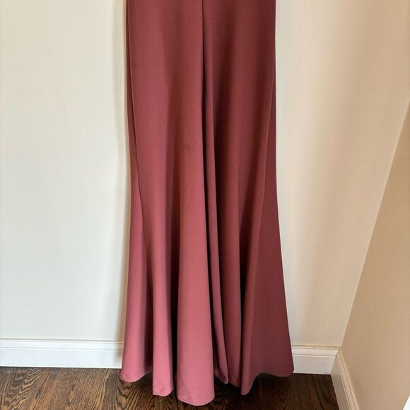 Jenny Yoo Women’s Bridesmaid long Dress Cara in cinnamon rose size 0. Read! - Picture 12 of 12